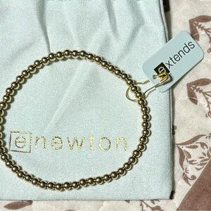 enewton 3mm classic Gold beaded bracelet